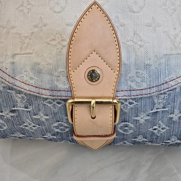 🔥Louis Vuitton Denim and Red Ombre Bag - Picture 5 of 13